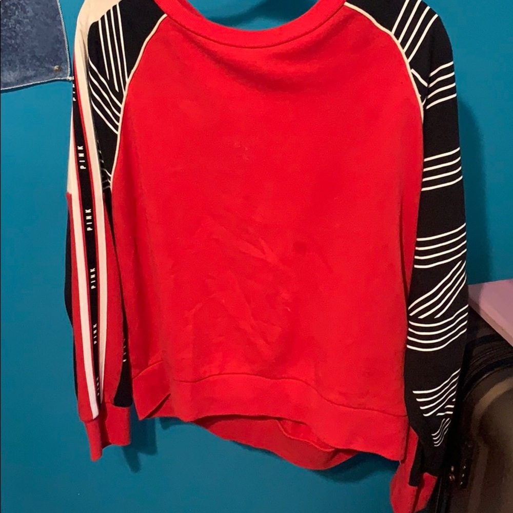 Oversized crew neck PINK sweatshirt